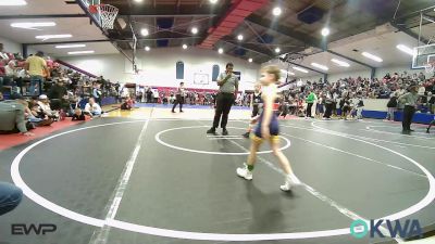61 lbs Consolation - Hogan Smith, Raw Wrestling Club vs Ella Berry, Team Tulsa Wrestling Club