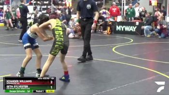 69 lbs Cons. Round 3 - Xzander Williams, Downriver WC vs Seth Sylvester, Coleman Youth Wrestling