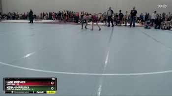 115 lbs Semis (4 Team) - Kegan Maruska, Fosston-Bagley Brawlers vs Lane Domack, Chatfield
