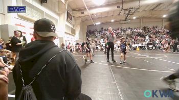 49 lbs Quarterfinal - Kyng Walker, HURRICANE WRESTLING ACADEMY vs Oakley Waitkus, Team Tulsa Wrestling Club