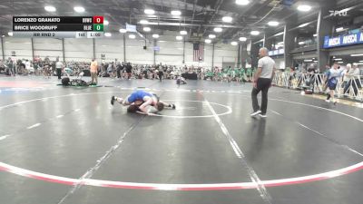 132 lbs Rr Rnd 2 - Lorenzo Granato, OBWC SuperHeros Titan - HSB vs Brice Woodruff, BlueWave - HSB