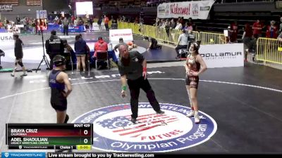 122 lbs 3rd Place Match - Braya Cruz, California vs Adel Shaoulian, Legacy Wrestling Center