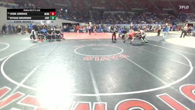 6A Boys 150 lbs Cons. Round 3 - Ethan Brunner, Century Boys vs Jose Arenas, McMinnville Boys