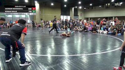 50 lbs Round 2 (6 Team) - Jackson McDougall, Gulf Coast WC vs Roman Walle, The Factory Wrestling