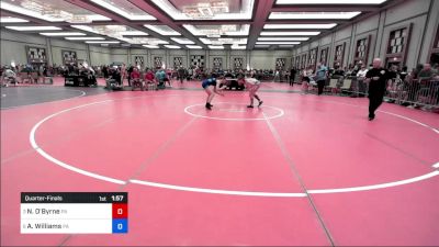 130 lbs Quarterfinal - Neve O'Byrne, Pa vs Ava Lee Williams, Pa