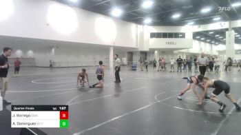 95 lbs Quarterfinal - Joseph Borrego, Dominate WC vs Aceyn Dominguez, No Team