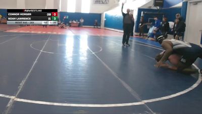 285 lbs Champ. Round 2 - CONNOR HORGER, Conwell Egan vs Noah Lawrence, Gilman School