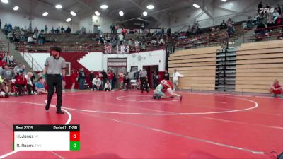 175 lbs Champ. Round 2 - Isaiah Jones, New Palestine vs Ryker Ream, Lebanon Tiger Wrestling Club