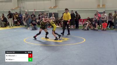 75-J lbs Round Of 32 - Masyn Mitchell, OH vs Maverix Milan, MI