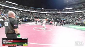 150-2A Cons. Round 1 - Abel Flowers, Buena Vista vs Wyatt Meyer, Highland