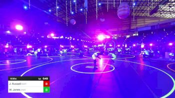 123 lbs Consi Of 8 #1 - Jeremiah Russell, Bartlesville WC vs William Jones, Unattached