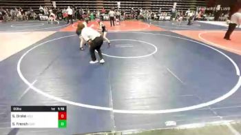 80 lbs Semifinal - Sydney Drake, Helena WC vs Stevie French, Cody WC