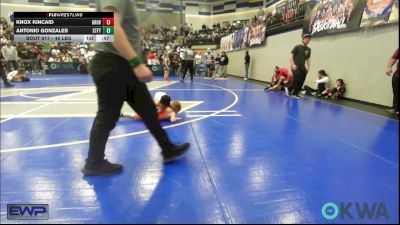 46 lbs Semifinal - Knox Kincaid, Grover Rains Wrestling Club vs Antonio Gonzales, Standfast