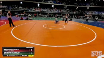 6A 106 lbs Champ. Round 1 - Braiden Bartlett, Austin Lake Travis vs Brandon Pattillo, Conroe Woodlands College Park