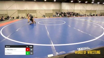 80 lbs Semifinal - Jaxon Moralez, West Coast Riders 12U vs Arcadius Cruz, Aggression Legionaries 1