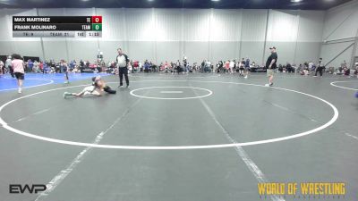 58 lbs Quarterfinal - Max Martinez, Tulsa Elite 9U vs Frank Molinaro, Team Savage 9U