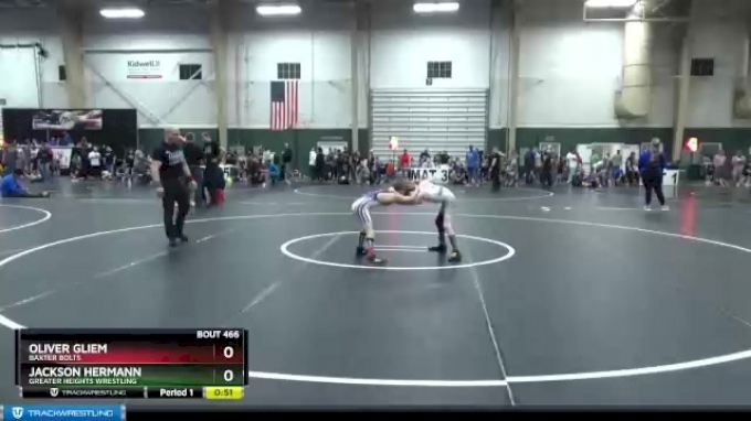 61 lbs Cons. Round 4 - Jackson Hermann, Greater Heights Wrestling vs ...