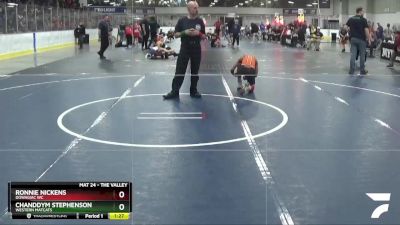 90 lbs Cons. Round 4 - Ronnie Nickens, Dowagiac WC vs Chanddym Stephenson, Western Matcats