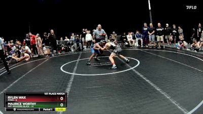 88 lbs Placement (4 Team) - Rylen Wax, POWA vs Maurice Worthy, Mat Assassins Black