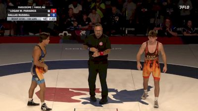 150 lbs 1st Place Match - Logan W. Paradice, GA vs Dallas Russell, GA
