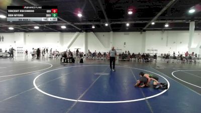 74 lbs Rr Rnd 1 - Vincent Escobedo, Grindhouse WC vs Ben Myers, Shootbox WC