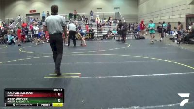 95 lbs Round 1 (6 Team) - Brayden Saleem, Indiana Outlaws vs Aden Digiovanni, Ninja Killer