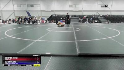 113 lbs Round 1 (8 Team) - Cooper Hinz, Iowa vs Eli Schultz, Minnesota Blue