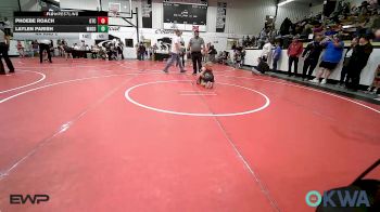 52-55 lbs Rr Rnd 2 - Phoebe Roach, Grove Takedown Club vs Laylen Parish, Wagoner Takedown Club