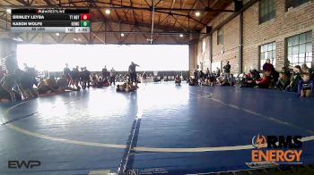 80 lbs Rr Rnd 4 - Brinley Leyba, Team Tulsa NDT vs Kason Wolfe, Keystone Kids Wrestling Club
