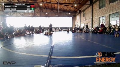 80 lbs Rr Rnd 4 - Brinley Leyba, Team Tulsa NDT vs Kason Wolfe, Keystone Kids Wrestling Club