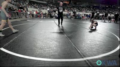 76 lbs Consi Of 8 #2 - Bentley Hughart, Raw Wrestling Club vs Grayson Vanzant, Bristow Elementary Wrestling Club