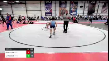 106 lbs Rr Rnd 1 - Braydon Ambrose, Central Maryland Wrestling Red vs Nicky Sheldrick, Shore Thing Sun