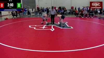 133 lbs Quarterfinal - Matthew Terrence, Doane University vs Logan Hackman, Hastings