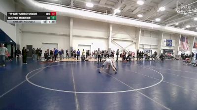 144 lbs Champ. Round 2 - Hunter McBride, Ridgeline Riverhawks vs Wyatt Christensen, Syracuse Wrestling Club