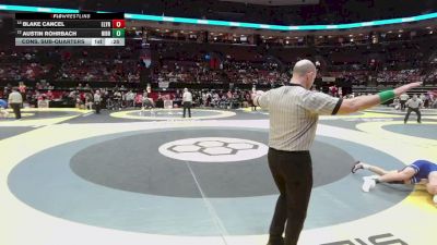 144 lbs Cons. Sub-quarters - Austin Rohrbach, Hil. Bradley vs Blake Cancel, Elyria