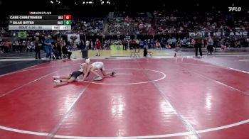 98 lbs Cons. Round 4 - Silas Bitter, Blackfoot vs Case Christensen, Wasatch Utah
