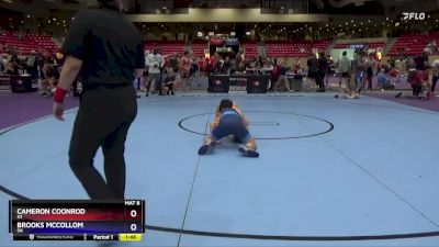 126 lbs Cons. Round 6 - Cameron Coonrod, KS vs Brooks McCollom, OK