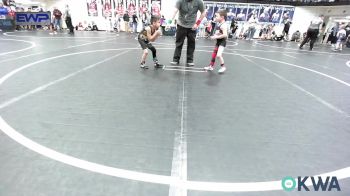 49 lbs Round Of 32 - Deklin Whitehead, Weatherford Youth Wrestling vs Maximus Crawford, Unattached