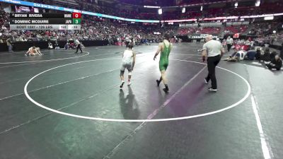 126 lbs 5th Place Match - Bryan Rivera, Waukesha West vs Dominic McGuire, Janesville Parker