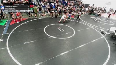157 lbs Champ. Round 2 - Cameron James, Centennial Corona vs Micah Ochoa, Clovis High
