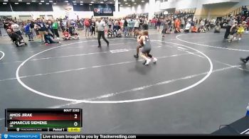 105 lbs Quarterfinal - Amos Jirak, IA vs JaMarcus Siemens, OK