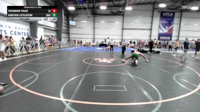 152 lbs Rr Rnd 2 - Thunder Page, Flickr Boyz Trailglazers vs Kenyen Littleton, Great Bridge Wrestling Club