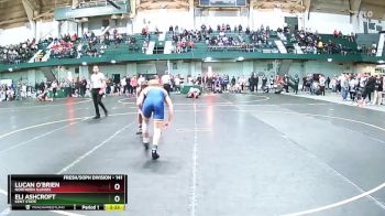 141 lbs Cons. Round 2 - Eli Ashcroft, Kent State vs Lucan O`Brien, Northern Illinois