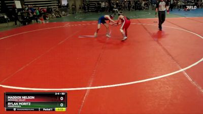 90 lbs Cons. Round 2 - Rylan Moritz, Minnewaska vs Maddox Nelson, Redwood Valley