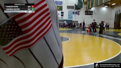 144 lbs Round 5 - Andrew Matter, Delbarton School vs Hudson Hicks, Don Bosco Prep School