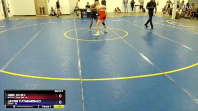 130 lbs Semis & 1st Wrestleback (8 Team) - Jake Klotz, North Carolina vs Limoni Matakaiongo, Utah