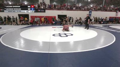 70 kg Cons. Sub-rd Of 64 - Calder Sheehan, Wolves Wrestling Club vs Jackson Rowling, Noke Wrestling RTC