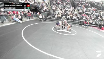 5A 235 lbs Cons. Semi - Maycee Hales, Box Elder vs Violet Vazquez Espinoza, Granger