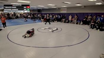 106 lbs Cons. Round 4 - Malachi James, Christian County vs Nathaniel Gabbois, Green Hills