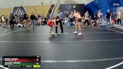 126 lbs Round 5 (8 Team) - Brady Henry, Warner Elite vs Dominic Kemble, Ohio Titan